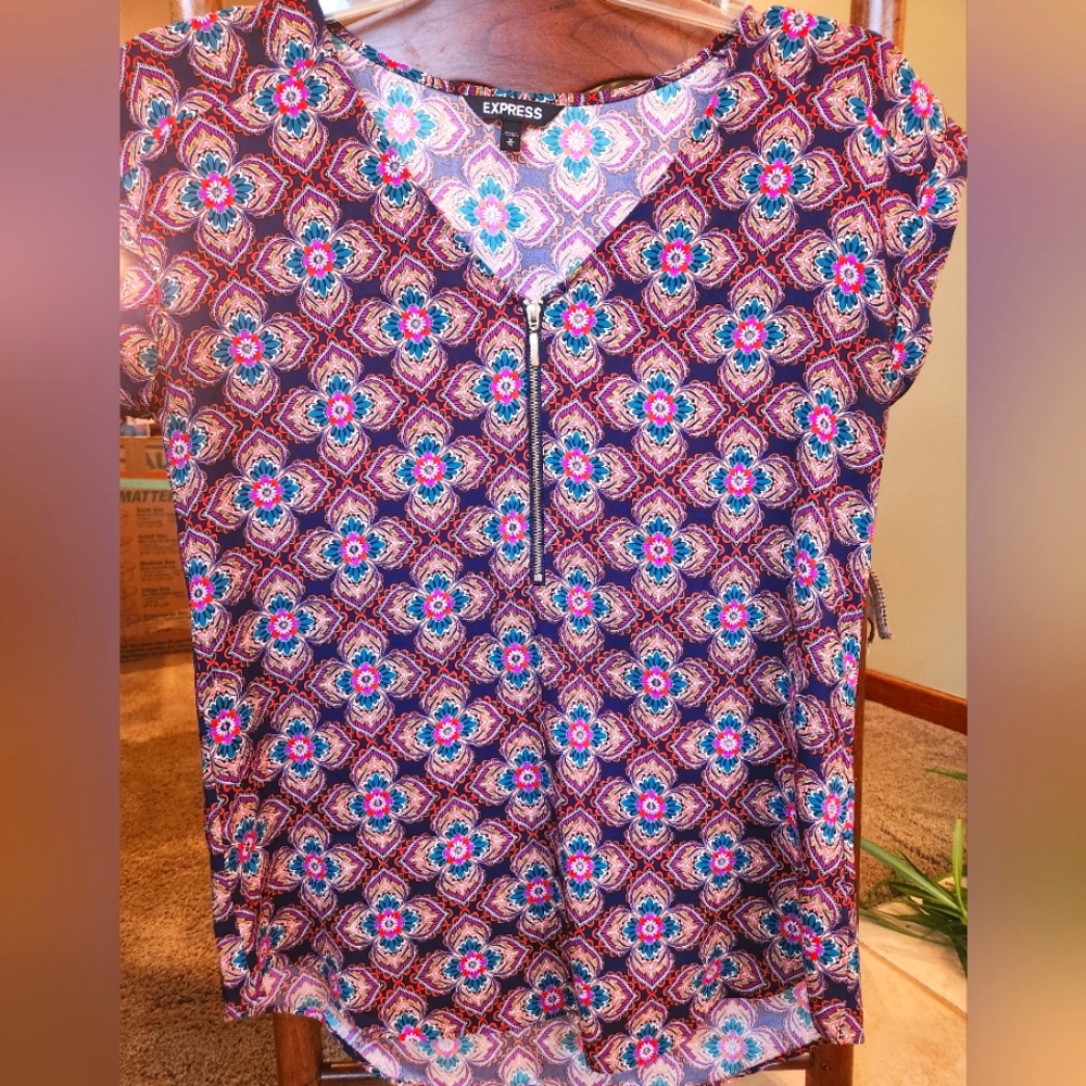 Floral blouse (M)